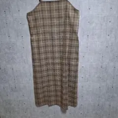 tal. byyumi. チェック キャミワンピース