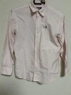 Polo by Ralph Lauren 長袖ストライプシャツ 150 ピンク