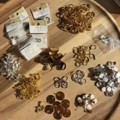 金属パーツセット ゴールド シルバー等