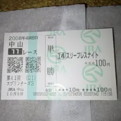 シーザリオ 現地 的中 単勝馬券 2005 第66回 オークス 優駿牝馬 - メルカリ