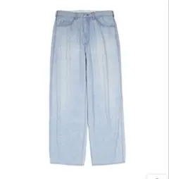 SILK NEP DENIM PANTS WHITE cornier - メルカリ