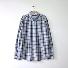 ノーティカ 長袖シャツ BDシャツ ボタンダウン チェック柄 メンズXL 古着