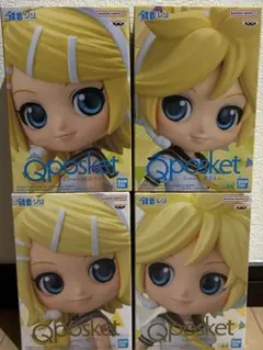 【新品、未開封】Q posket 鏡音リン 鏡音レン 4種セット