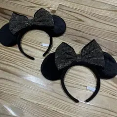 カチューシャ ミニーちゃん スタッズリボン