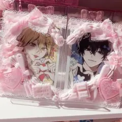 ホイップデコ トレカケース ピンク 量産型 ハート ペア