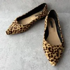 【人気ブランド✨】ファビオルスコーニ レオパード ハラコ パンプス 豹柄