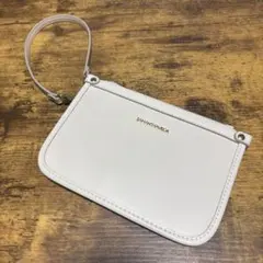 SAMANTHAVEGA ホワイト ポーチ ストラップ付のサムネイル