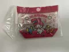 未使用・未開封　サンリオキャラクターズ　プールバッグ風ミニポーチ　マイメロディ