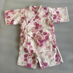 花柄甚平 サイズ120 綿100%