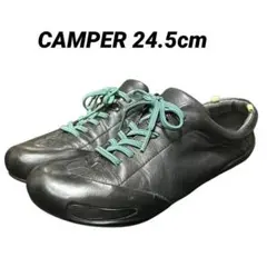 CAMPER ペウセンダ レザー 39 約24.5cm ブラック フラットのサムネイル