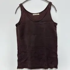 LOWRYS FARM 【L】 タンクトップ ブラウン インナー 茶色