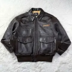 【極美品】avirex⭐︎L レザーデッキジャケットN-1 本革ライダース 内ボア 極美品】avirex⭐︎L レザーデッキジャケットN-1 本革ライダース