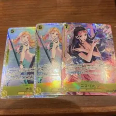 ワンピースカード　ナミSR 2枚　ニコ・ロビン SR パラレル　EB03-055