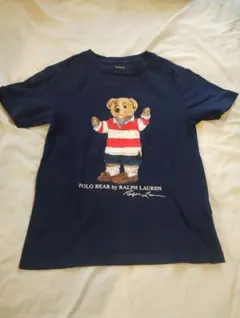 【美品】ポロベア Tシャツ 140サイズ ネイビー