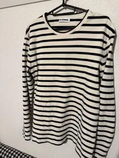 JIL SANDER+ ストライプ 長袖　Lサイズのサムネイル