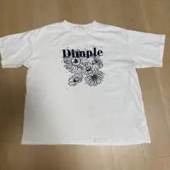 定価三分の一以下 オリーブデオリーブ Dimple 花柄半袖Tシャツ ホワイトのサムネイル