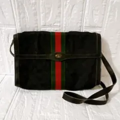 【美品】GUCCI　ショルダーバッグ　オールドグッチ　シェリーライン　GG