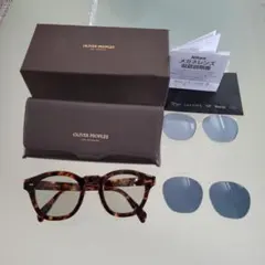 Oliver Peoples「日本製」「BOUDREAU」「レンズ3セット付」