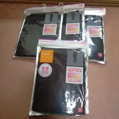 ユニクロ　ヒートテック　タイツ　レギンス　4枚セット　120cm コットン　極暖