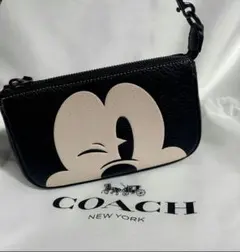 COACH♥️100周年限定品♥️ミッキーコラボ♥️マルチポーチ