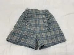 Pupil House チェック柄ショートパンツ 80cm