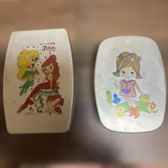 昭和レトロ アルミ弁当箱 女の子