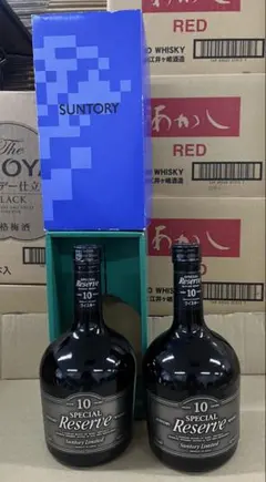 サントリーSPECIAL RESERVE10年750ml43%2本セット1本箱付のサムネイル