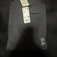 UNIQLO メリノポロセーター Lサイズ 07 Gray