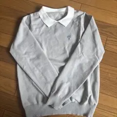 LE CERCLE par ropé グレー 襟付き セーター サイズF