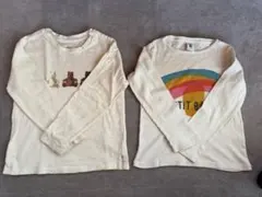 baby GAP レインボー動物プリントTシャツセット
