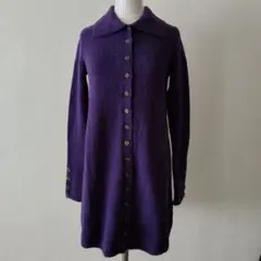 ZARA　ザラ　パープル ロングカーディガン