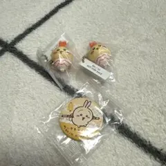 ちいかわ くら寿司 うさぎ フィギュア 缶バッジ