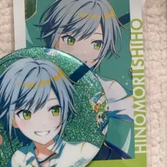 プロセカ 44c グリ缶 グリッター缶バッジ 日野森志歩 エピカ エピックカード