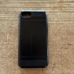 Spigen iPhone8用ケース カード収納 ブラックのサムネイル