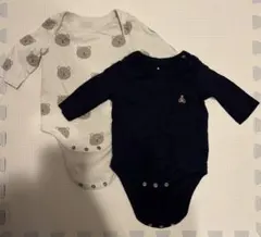 【2枚セット】baby gap ベビー肌着 0-3ヶ月 50cm
