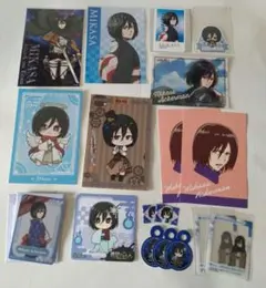 進撃の巨人 ミカサ カード類まとめ売り①