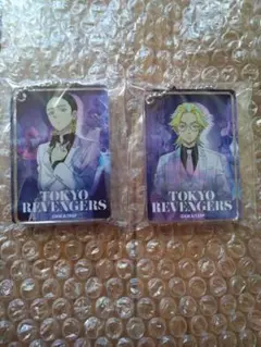 東京リベンジャーズ　アクリルブロックキーホルダー　灰谷蘭　灰谷竜胆　セット　希少
