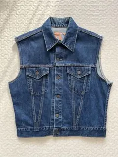 557 3rd 44 Levi'sリーバイス デニムベスト カットオフ 60s