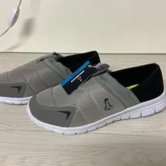 未使用　weathercock グレー　スリッポン メンズ Mサイズ