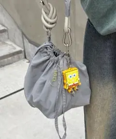 【美品】CIAOPANIC TYPY ナイロン2WAY巾着バッグ