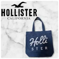 【美品】Hollister ホリスター　トートバッグ ネイビーのサムネイル