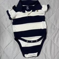babyGAP ポロシャツ ロンパース ボーダー 12-18ヶ月のサムネイル