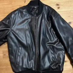 ITEMS URBAN RESEARCH ボンバージャケット Lサイズ ブラック