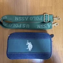 U.S. POLO ASSN. ユーエスポロアッスン ショルダーバッグ　デニム