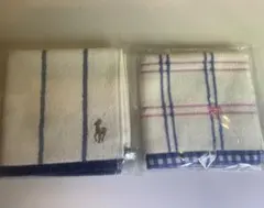 POLO タオルハンカチ 2枚セット