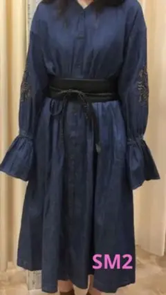 【新品】SM2サマンサモスモス♡デニムシャツワンピース