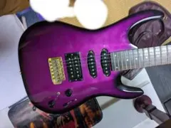 SELDER エレキギター パープルサンバースト ストラップ付 - メルカリ