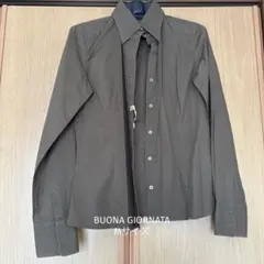 BUONA GIORNATA カーキ 長袖シャツ Mのサムネイル