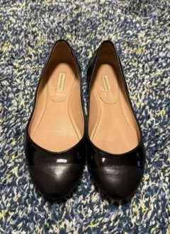ファビオルスコーニ フラット パンプス 36 エナメル