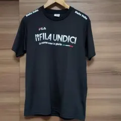 FILA メンズ Tシャツ メッシュ ブラック Lサイズのサムネイル